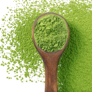 healthTea spinach powder on spoon